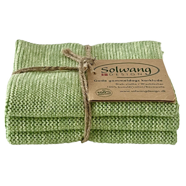 Solwang Design Bio Wischtücher, Grüntöne