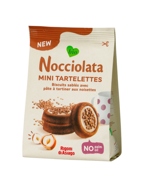 Rigoni di Asiago Bio Nocciolata Tartelettes
