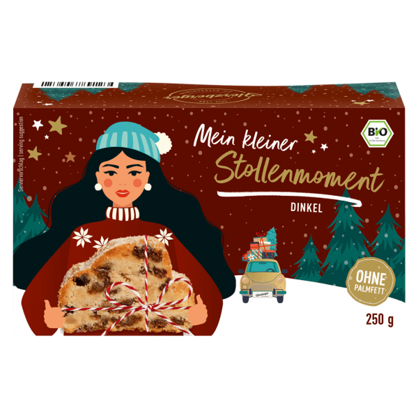 Herzberger Bio Mini Dinkelstollen