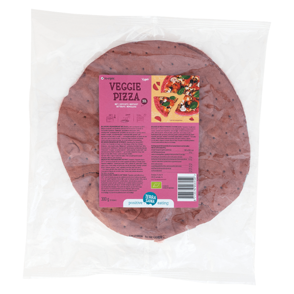 TerraSana Bio Gemüsepizzaboden mit Roter Bete