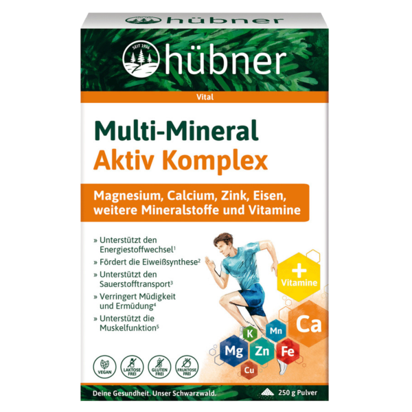 Hübner Multi-Mineral Aktiv-Komplex Pulver Zitrone
