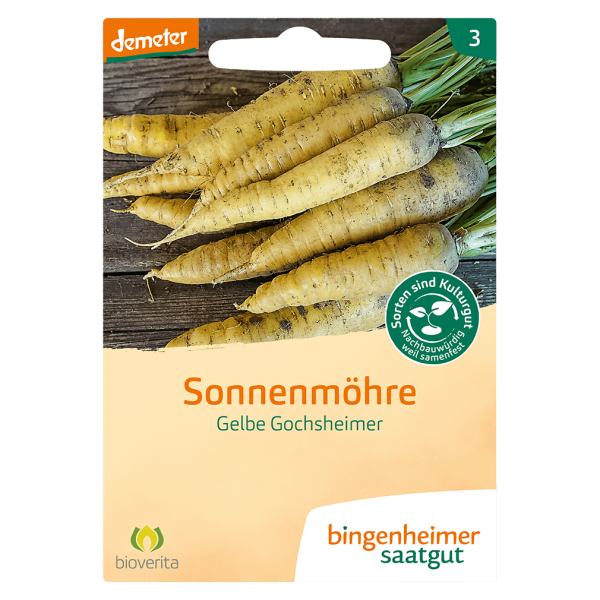 Bingenheimer Saatgut Bio Möhre Gelbe Gochsheimer