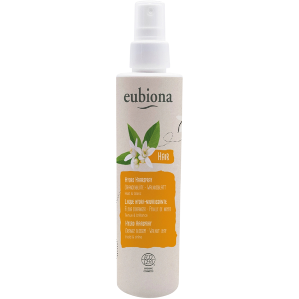 Eubiona Hydro Haarspray Orangenblüte-Walnuss