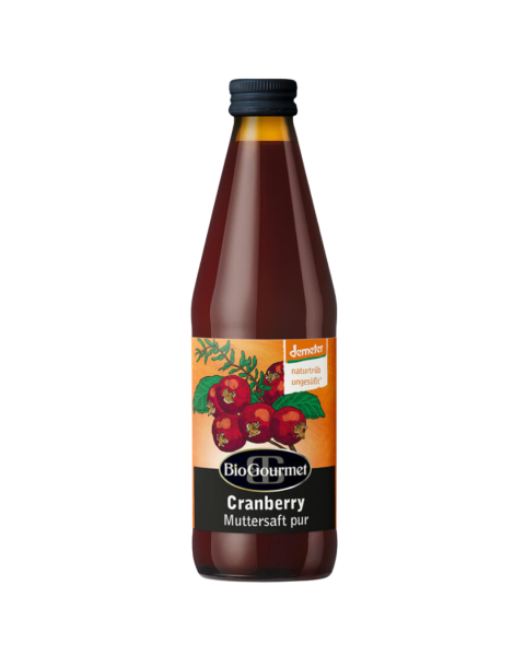 BioGourmet Bio Cranberry Muttersaft pur, 330ml