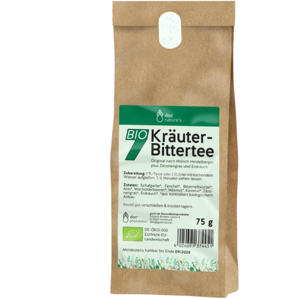 Doc Nature’s Bio 7 Kräuter-Bittertee, 75g